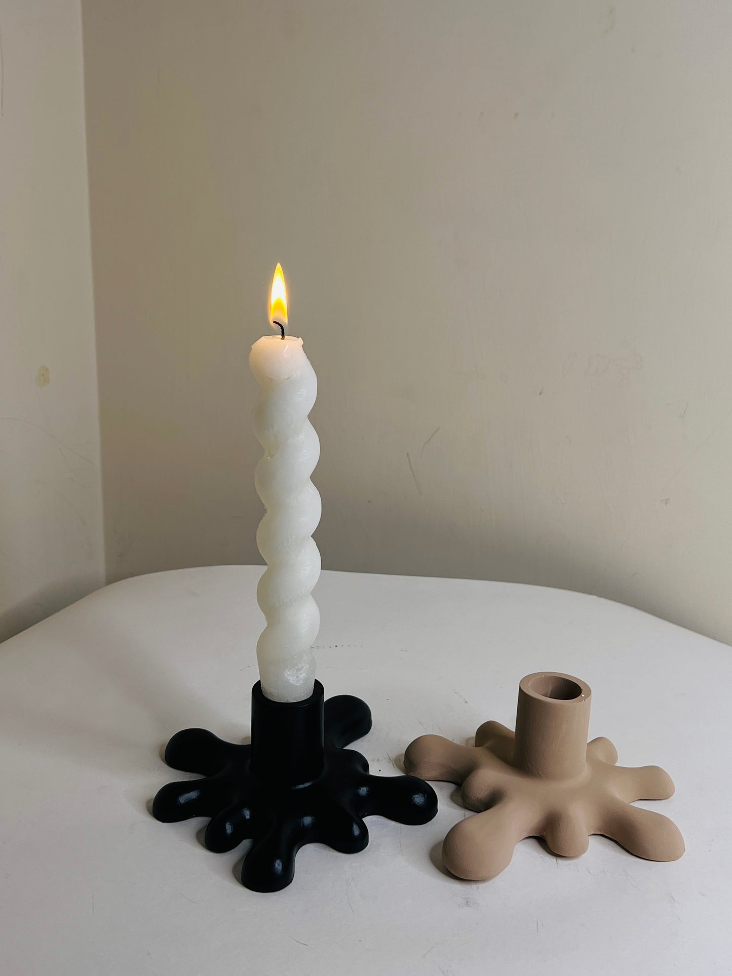 1pc Minimal Splash Candle Holder