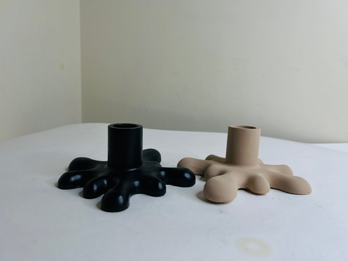 1pc Minimal Splash Candle Holder