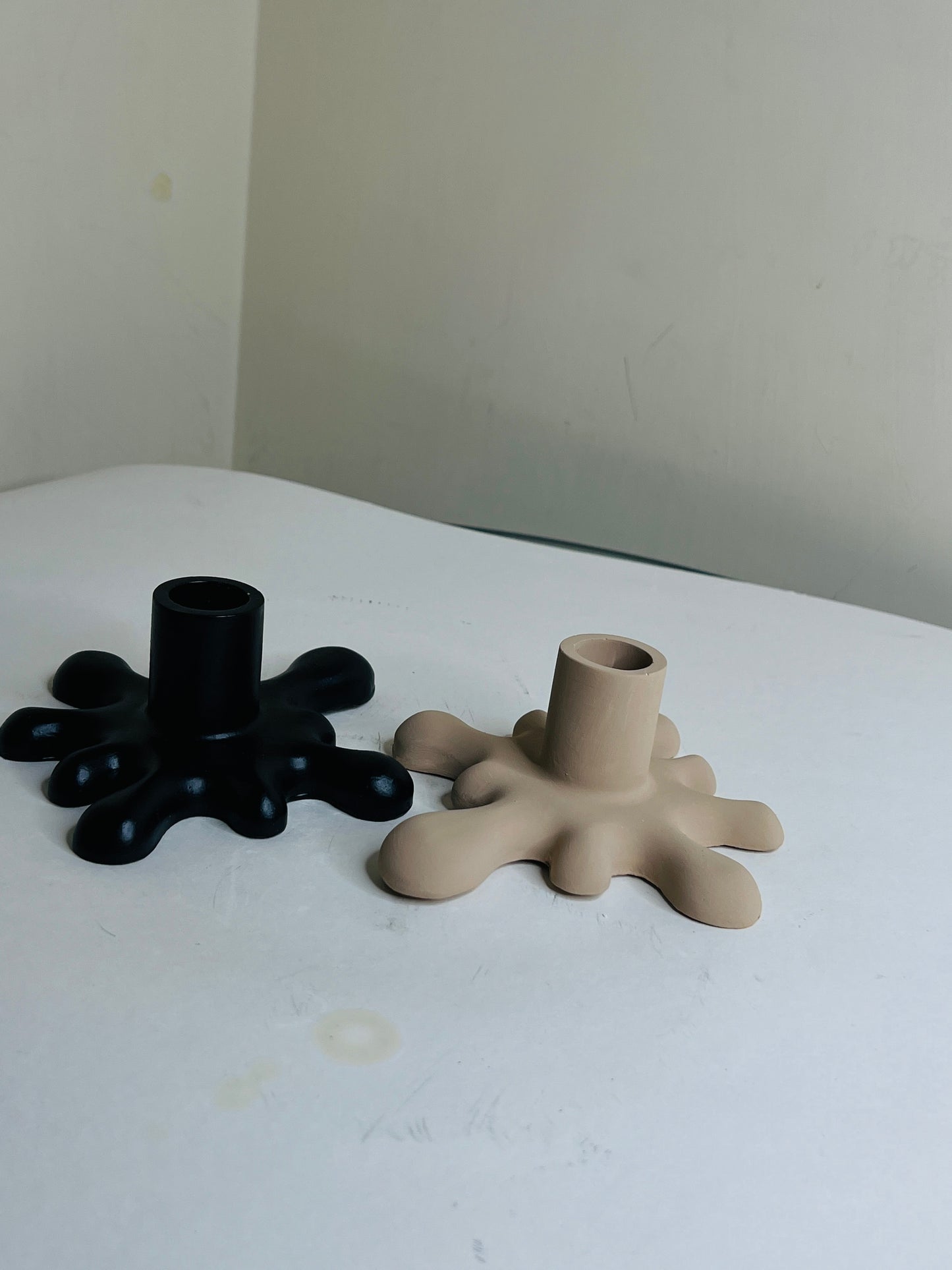1pc Minimal Splash Candle Holder
