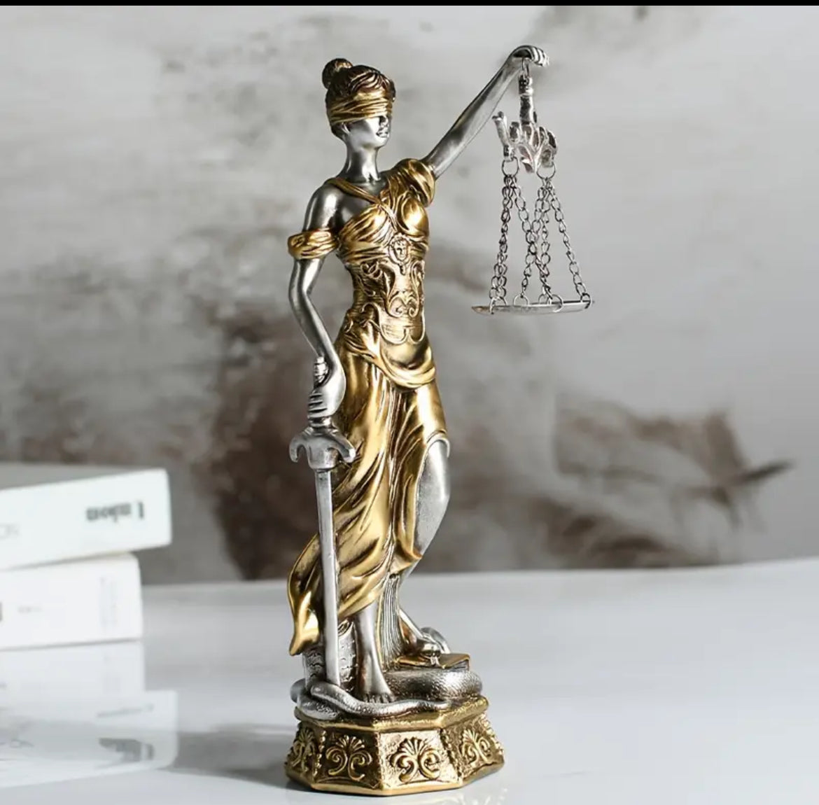 Justice Lady Statue