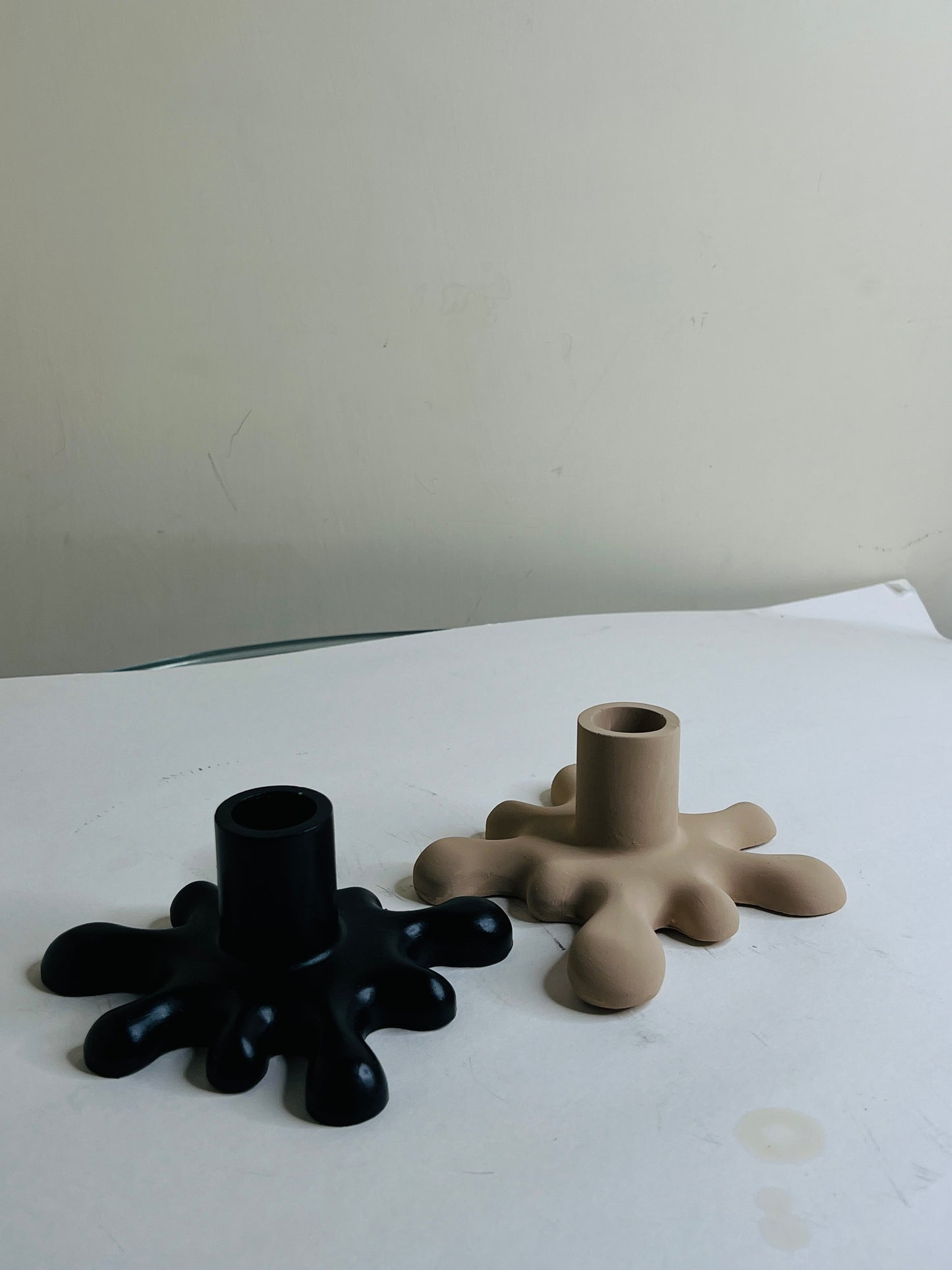 1pc Minimal Splash Candle Holder