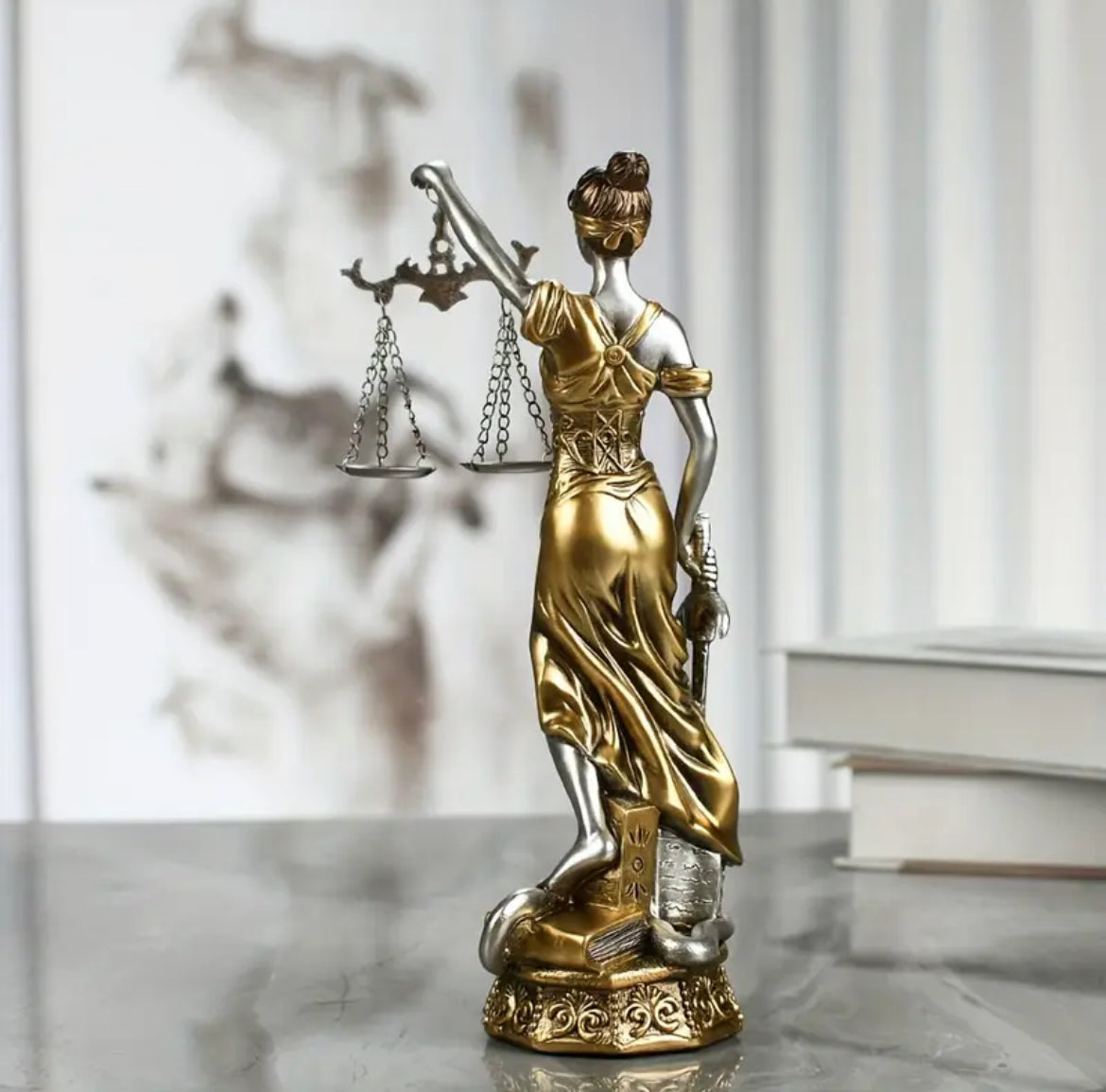 Justice Lady Statue