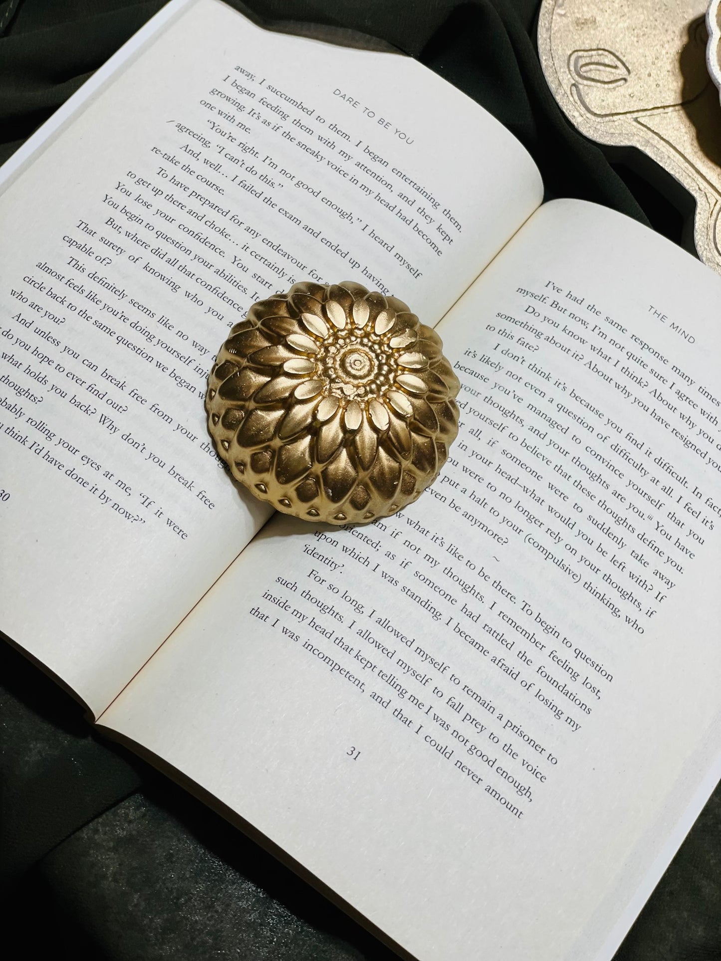 Concrete Flower paper-weight