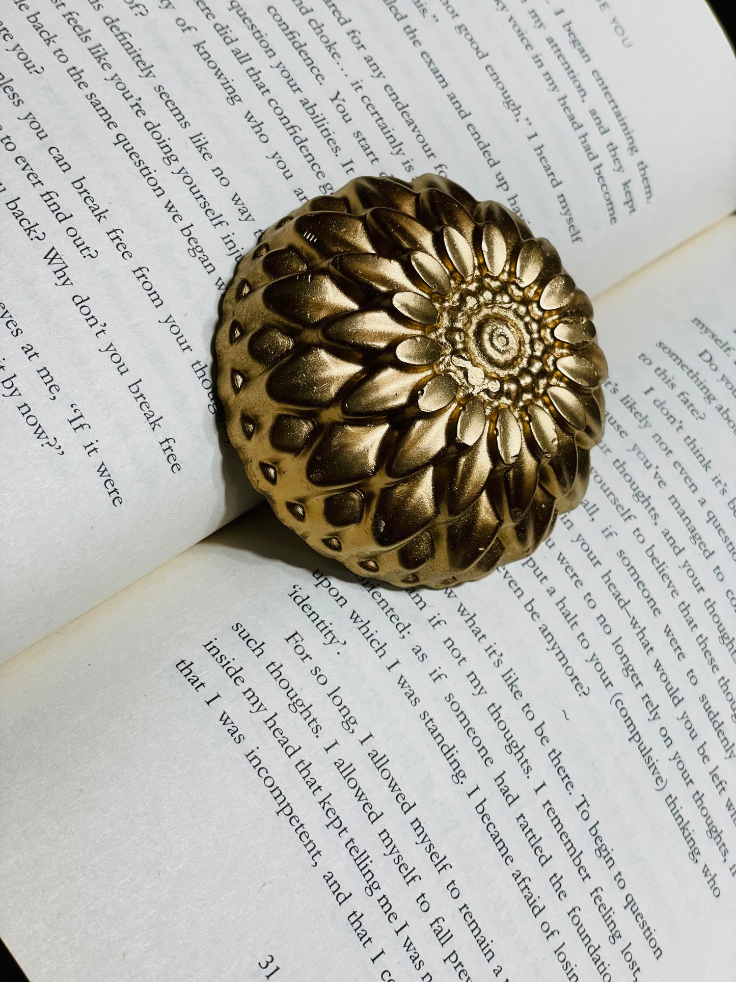 Concrete Flower paper-weight