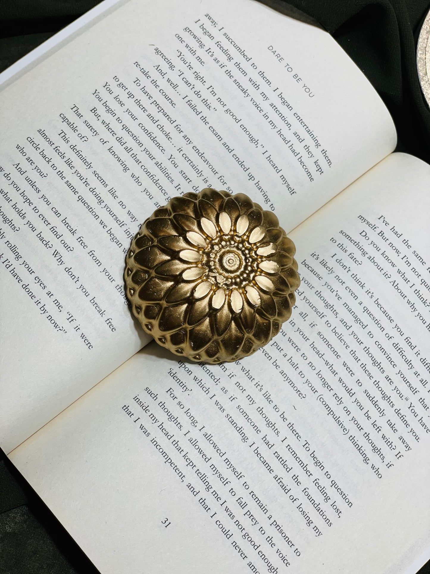 Concrete Flower paper-weight