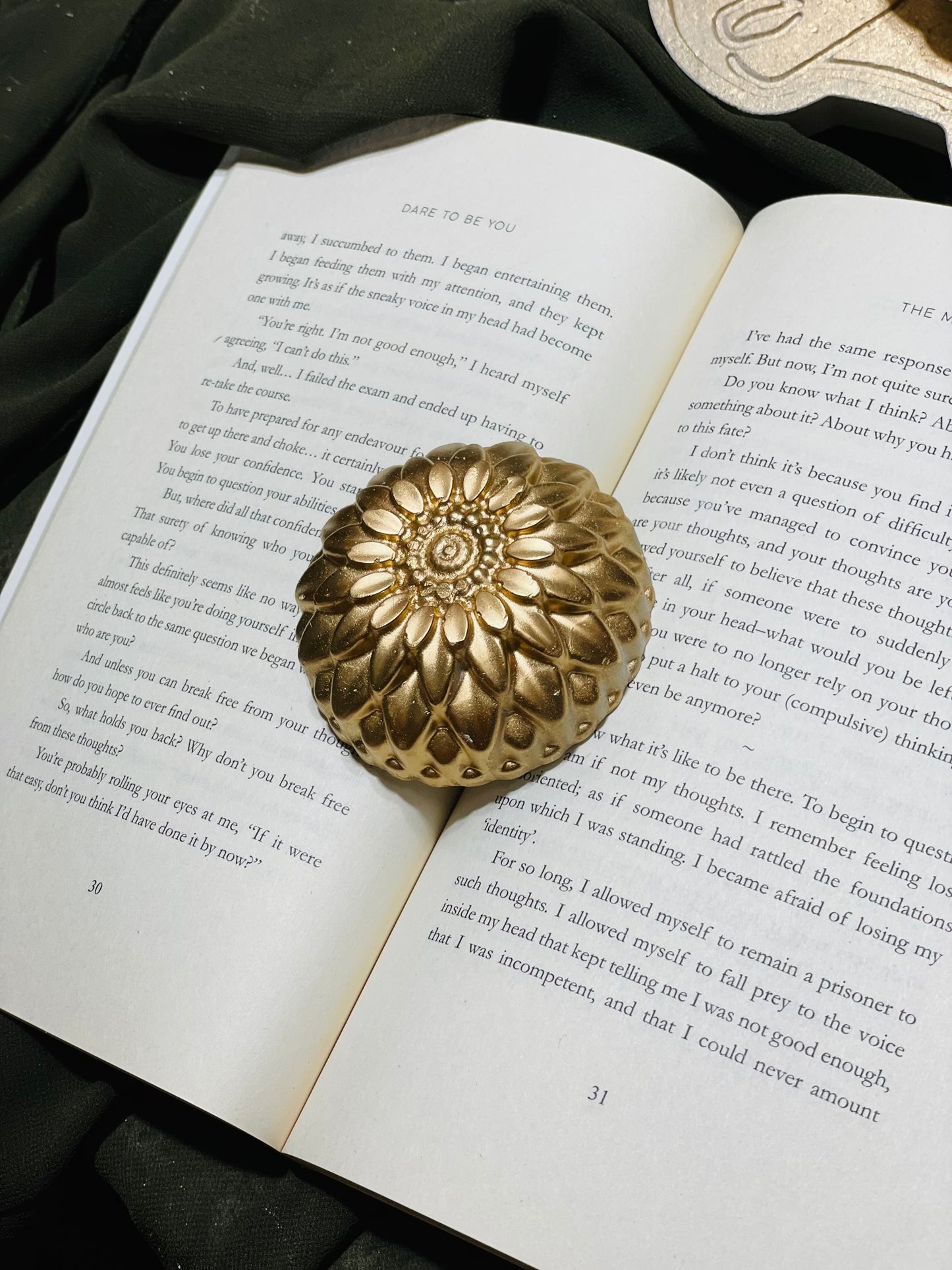 Concrete Flower paper-weight