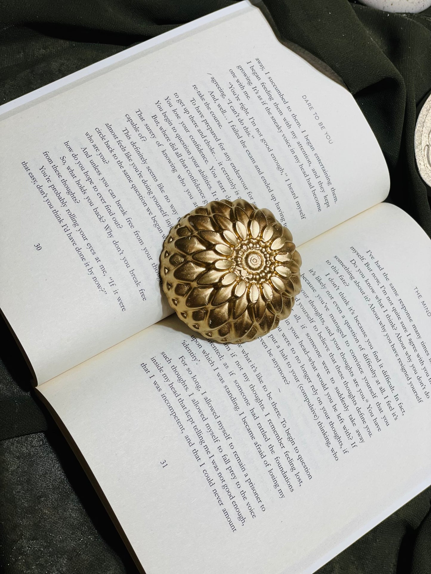 Concrete Flower paper-weight