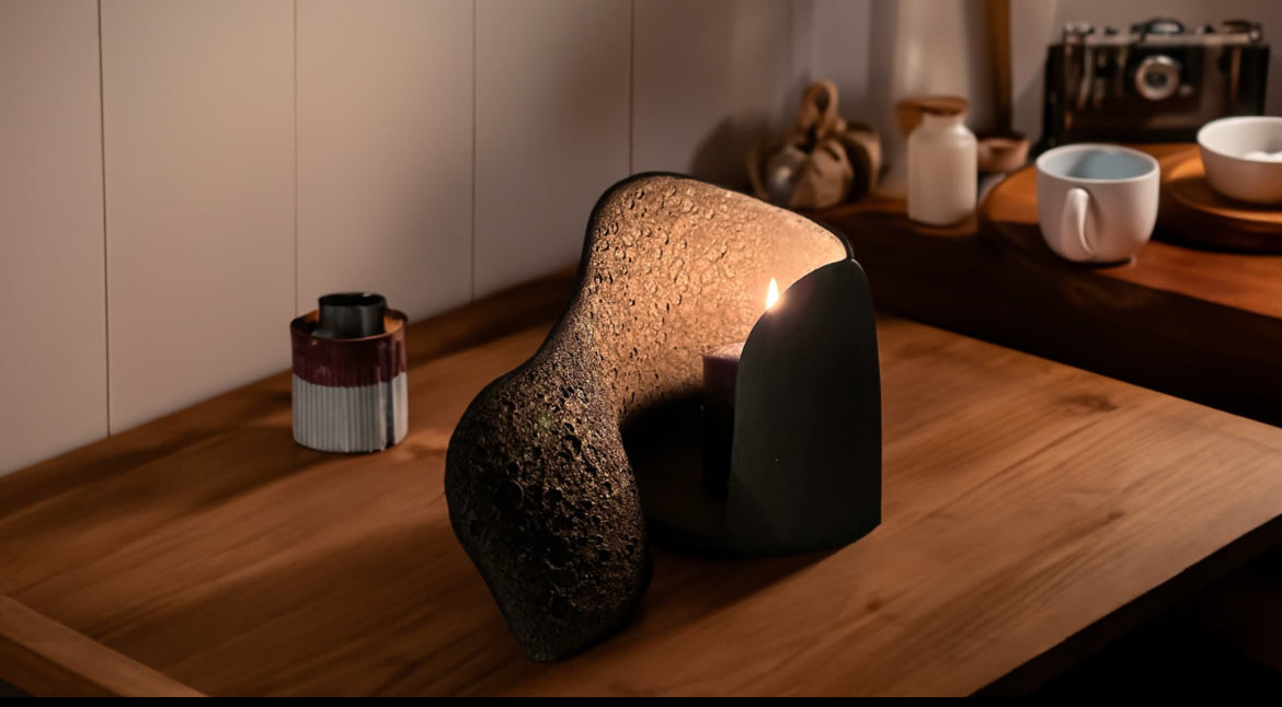 Cave Candle Holder