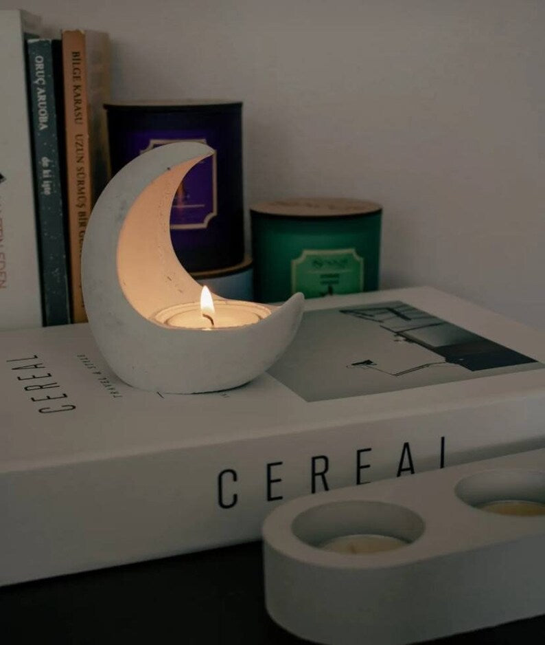 Crescent Candle Holder