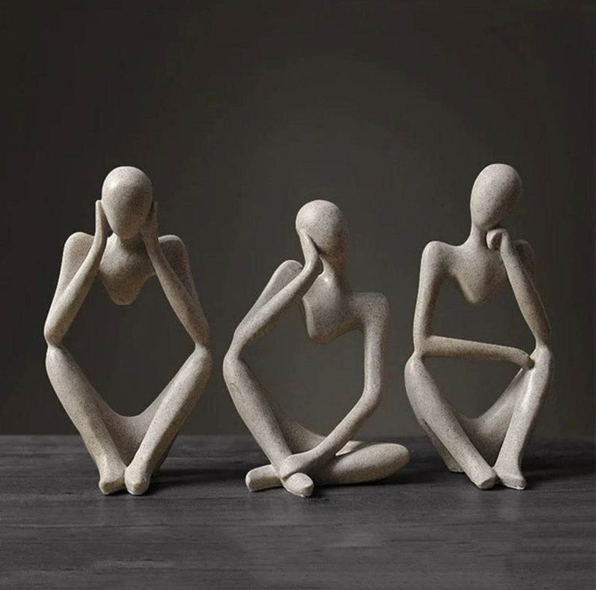 Abstract Thinker Statue