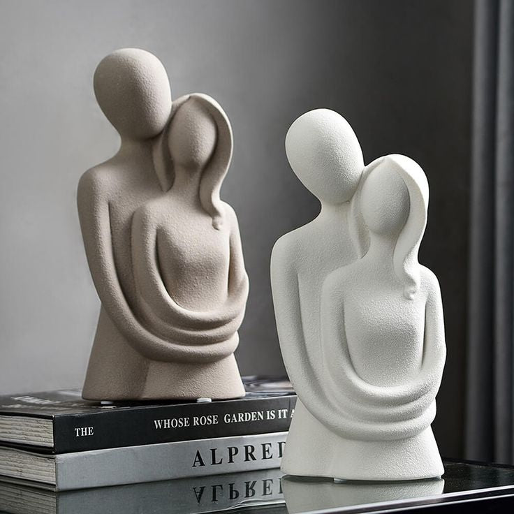 Hugging Couple Statue