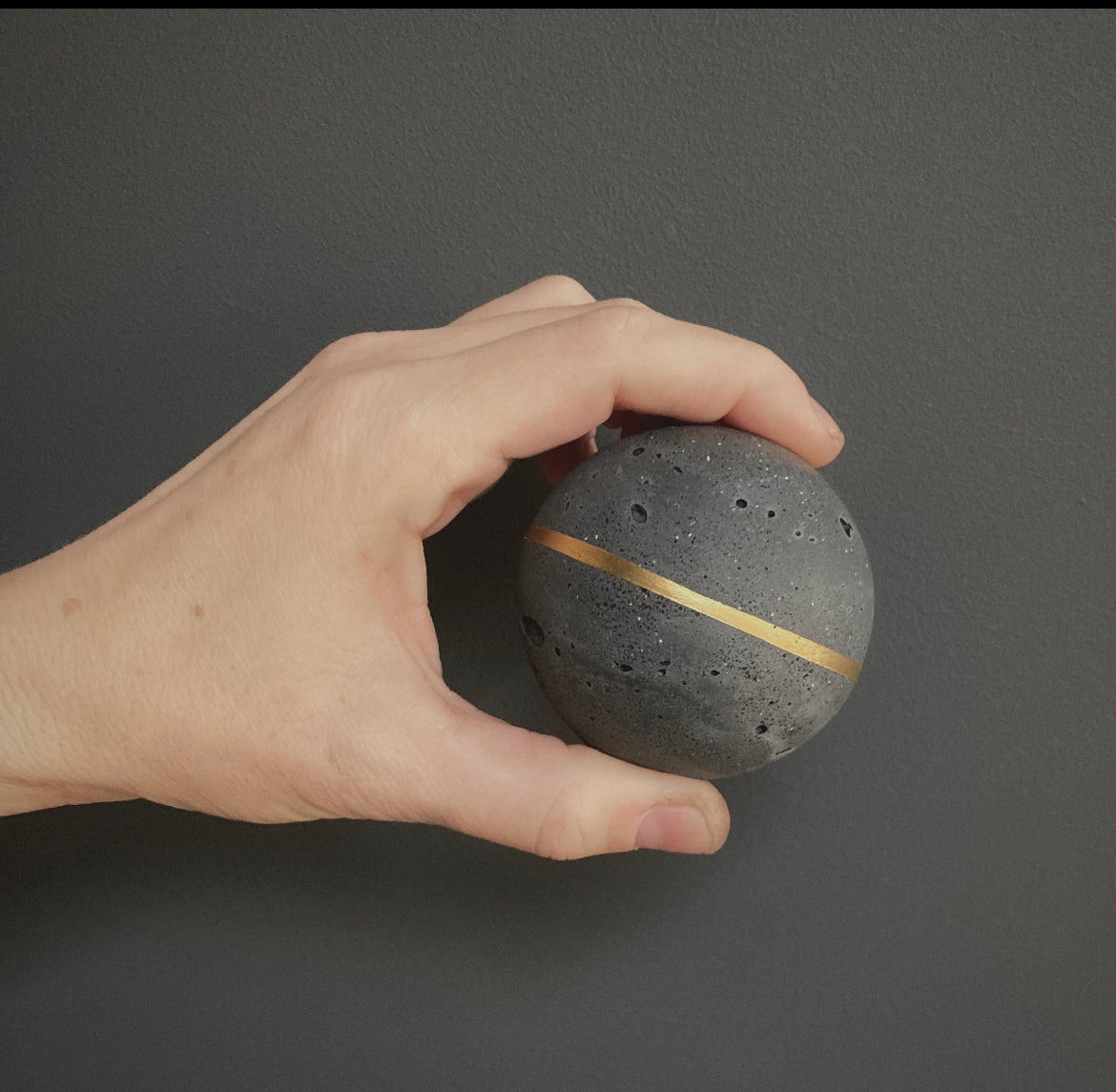 Concrete Sphere paper-weight