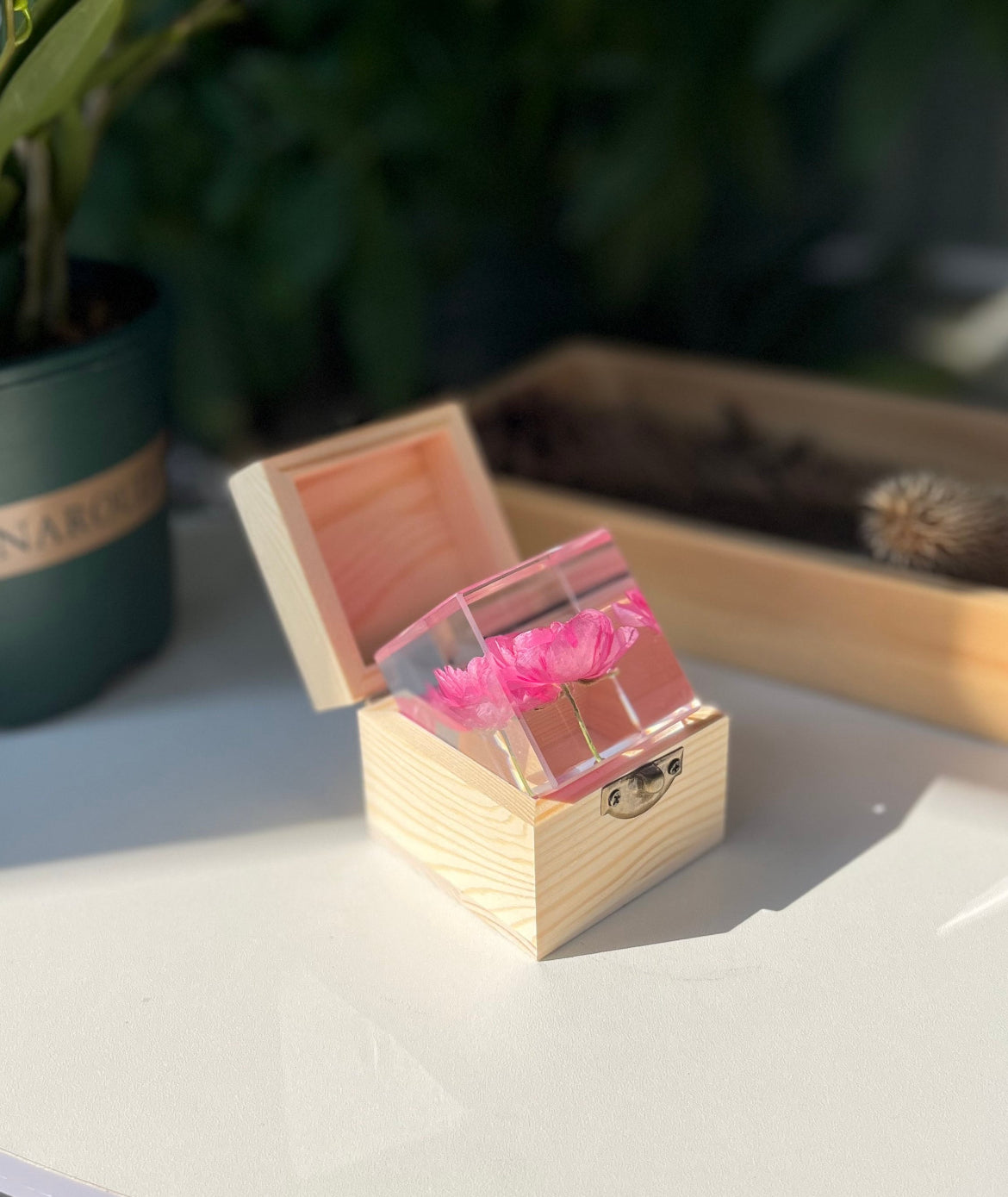 Pink Crystal Paper-weight