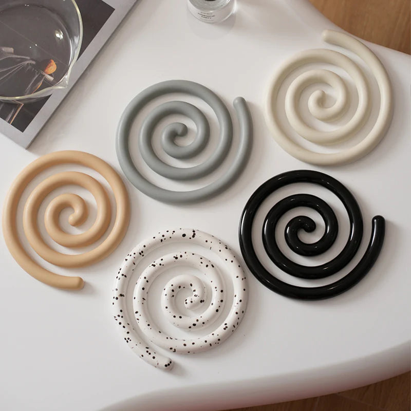 Vortex Ceramic Trivet (set of 5)