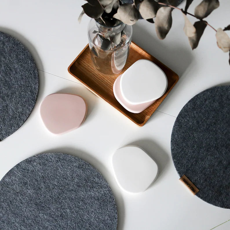 Pebble Coaster ( Set of 2)