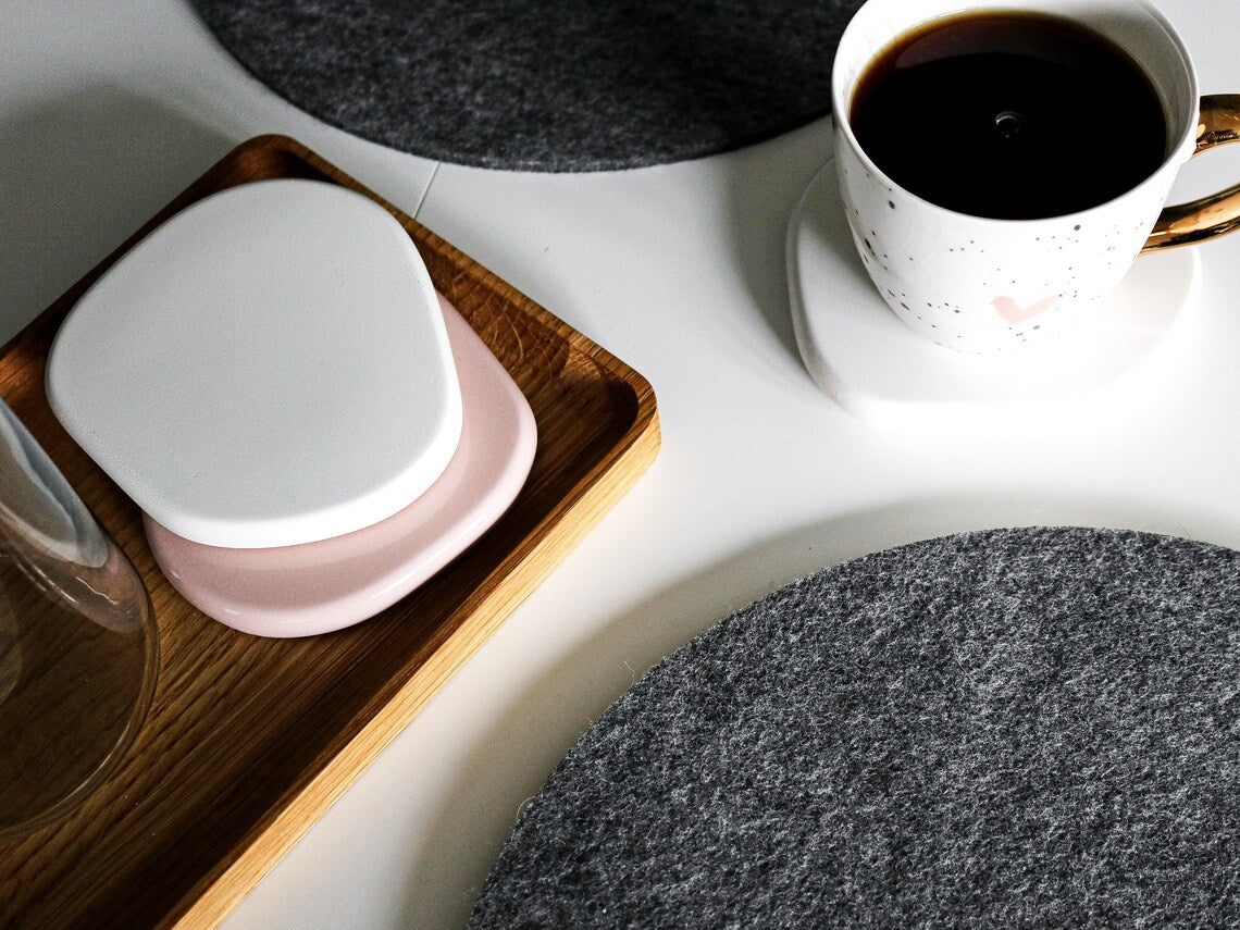 Pebble Coaster ( Set of 2)