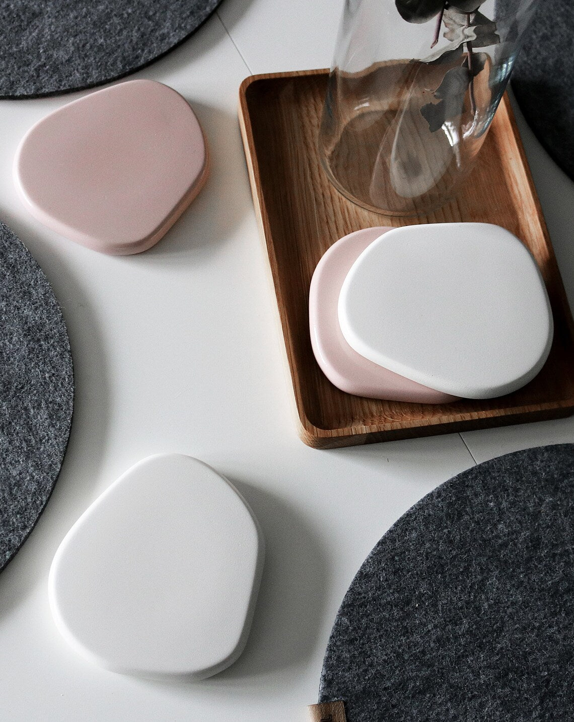 Pebble Coaster ( Set of 2)