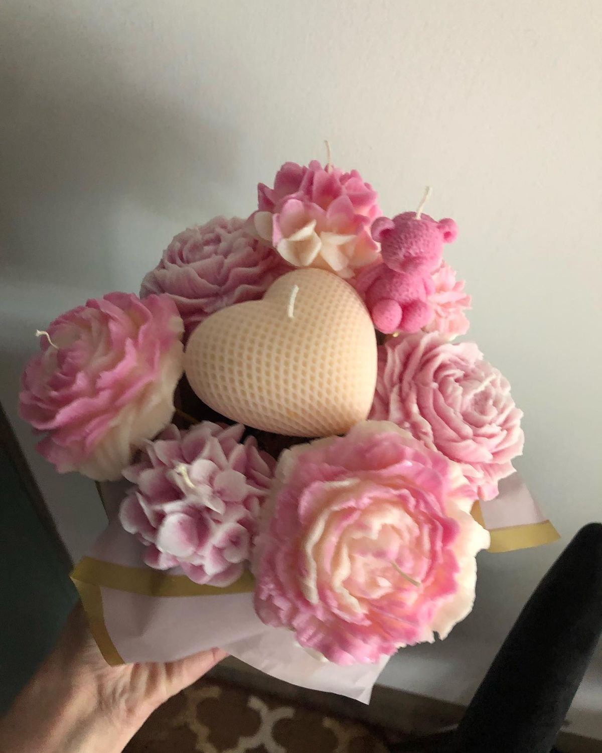 Pink Candle Bouquet