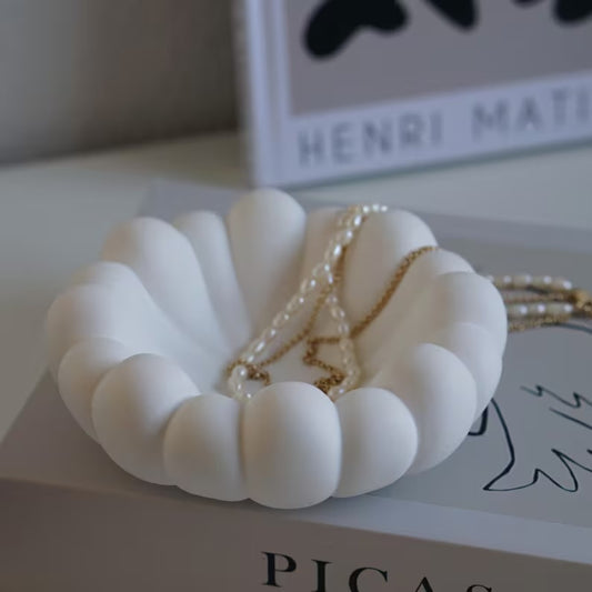 Aesthetic jewelry bowl handmade