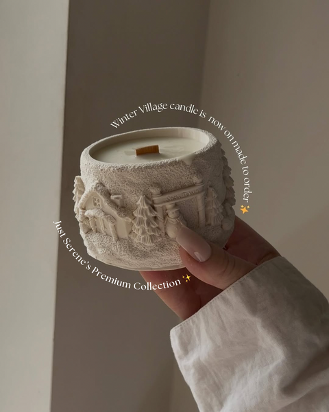 Premium Winter Village Candle