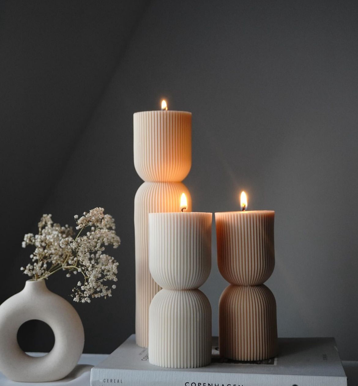 Love Hourglass Candle