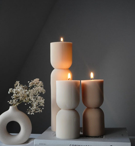 Love Hourglass Candle