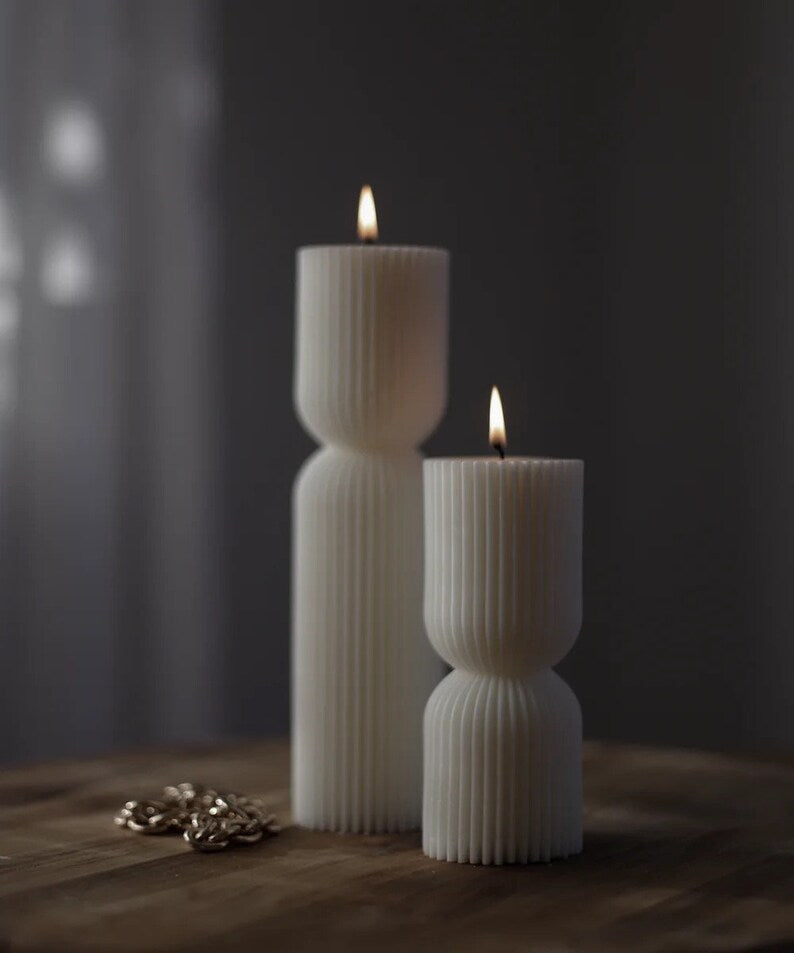Love Hourglass Candle