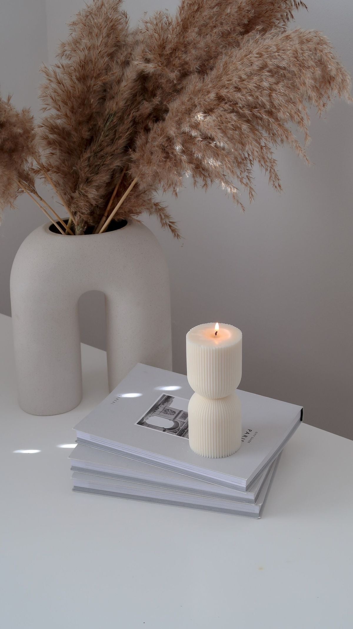 Love Hourglass Candle