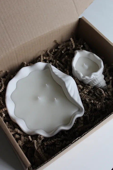 Sea Shell Candle Set