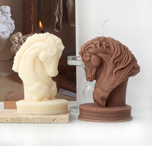 Horse Sculpture Candle