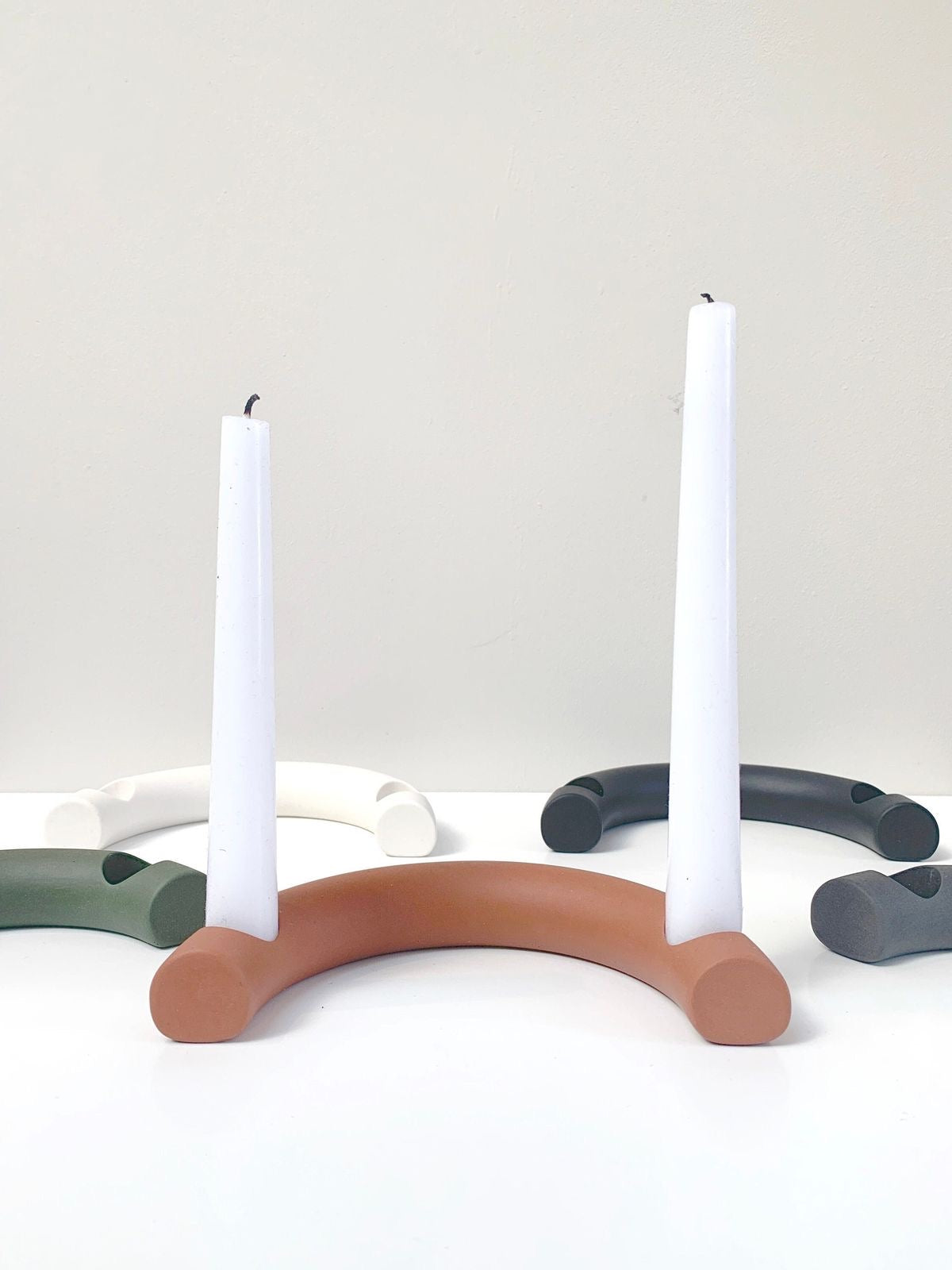Boomerang Candle Holder