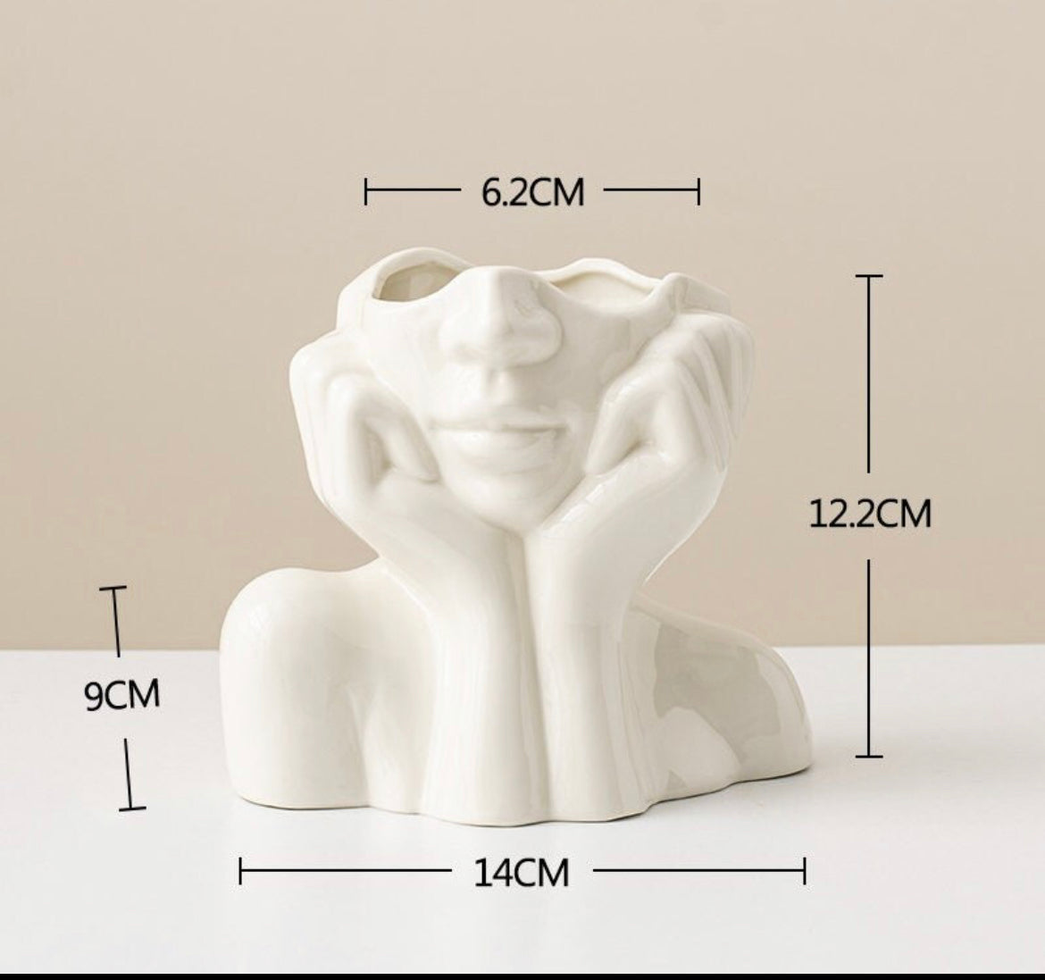Nordic Half Face Vase