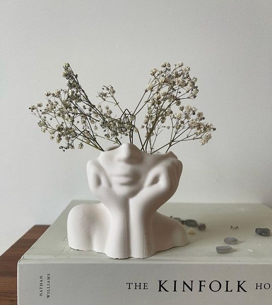 Nordic Half Face Vase