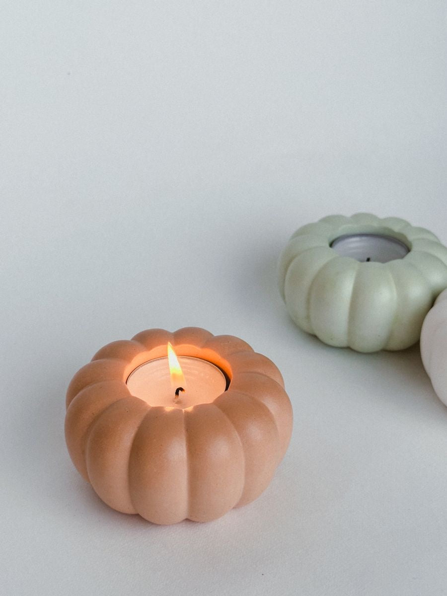 Pumpkin Candle Holder