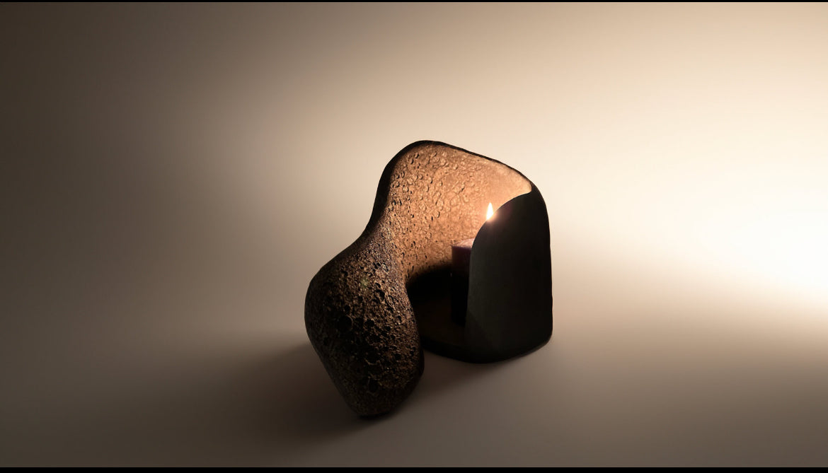 Cave Candle Holder