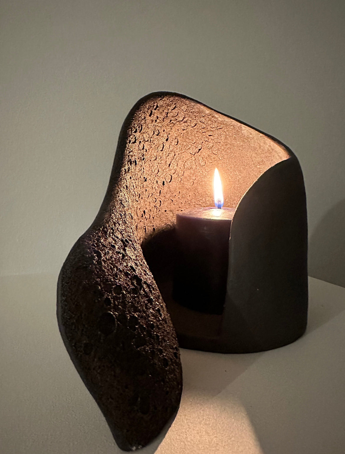 Cave Candle Holder