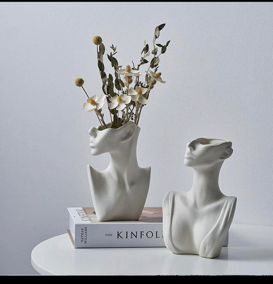 Face Flower Vase