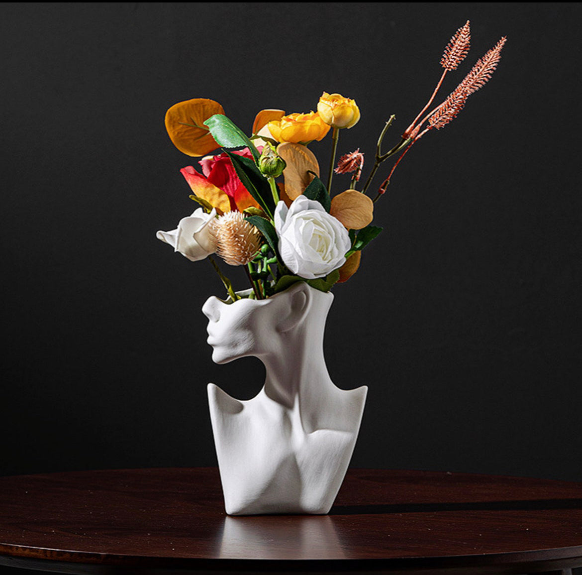 Face Flower Vase