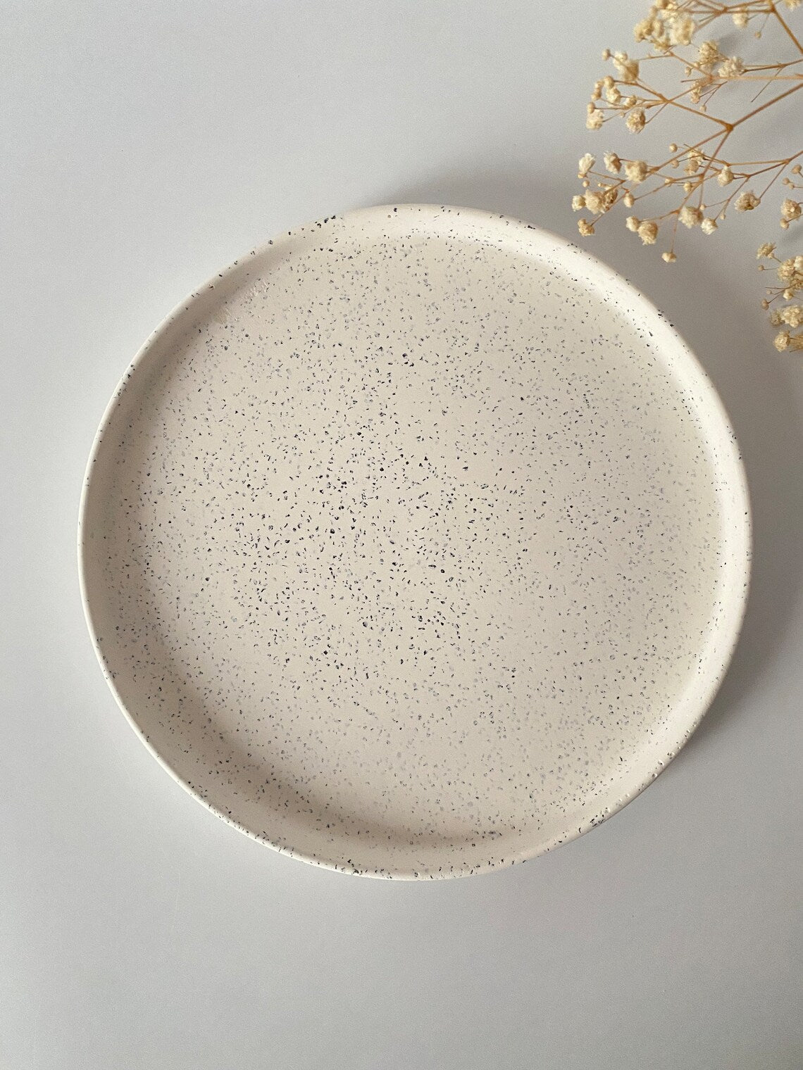 Textured Large Round Tray