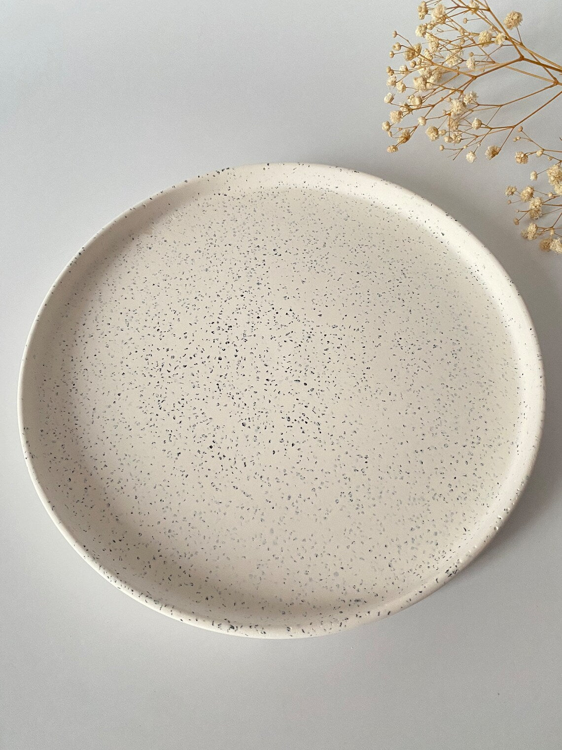 Textured Large Round Tray