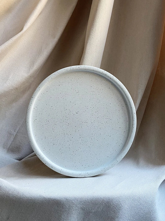Textured Large Round Tray