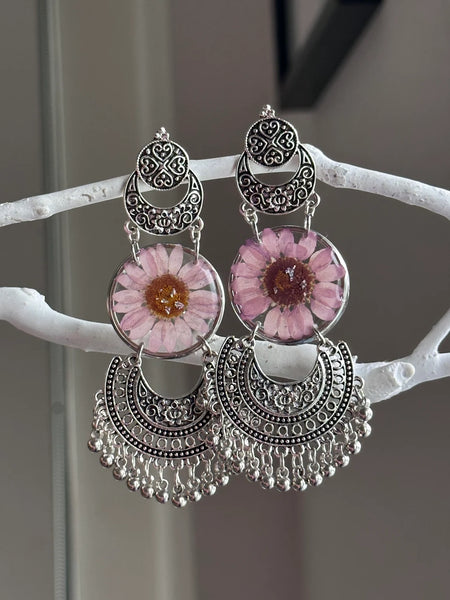 Purple Daisy Jhumkay