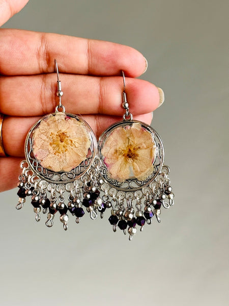 Moonstone Rose Jhumki