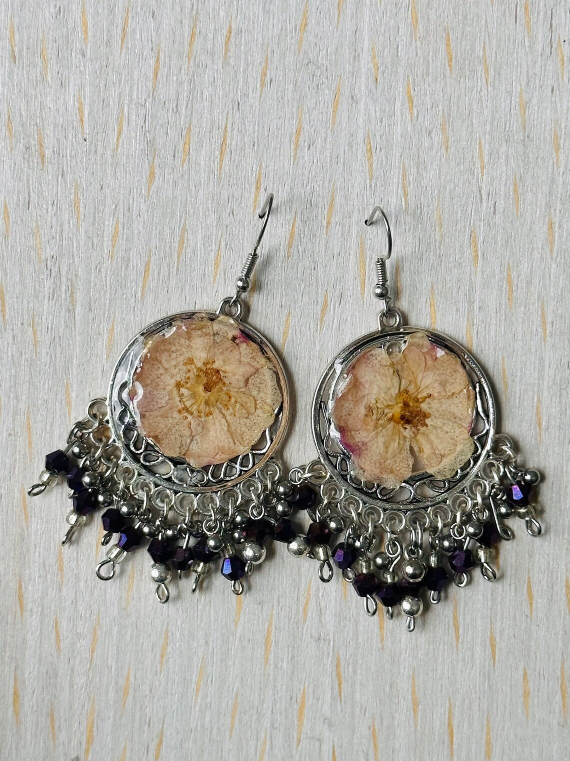 Moonstone Rose Jhumki